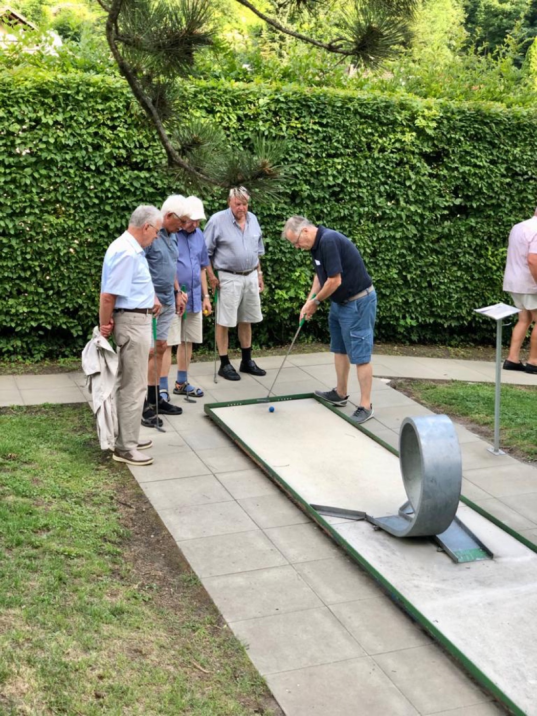 Minigolf Abschluss 6